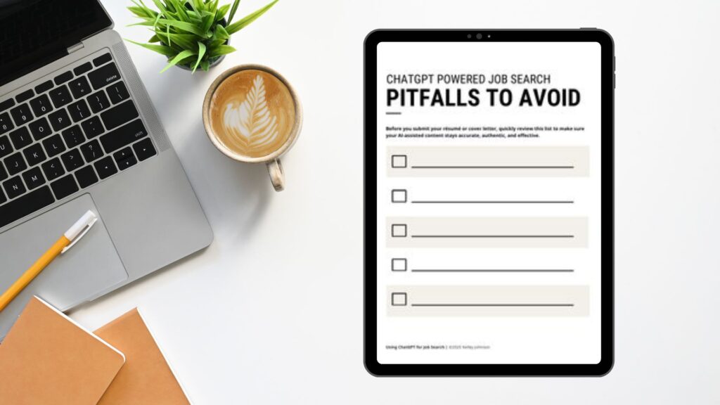The top pitfalls to avoid when using AI to help with your job search