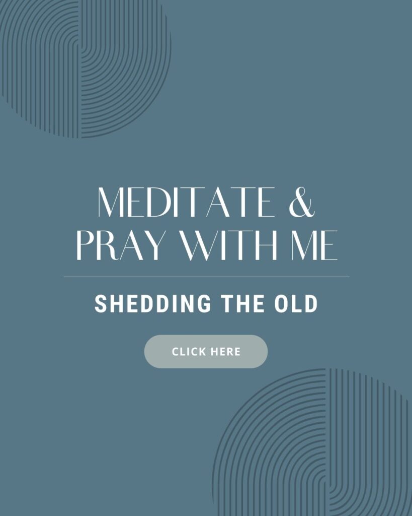 Pray with me about letting go of the old and accepting God's new